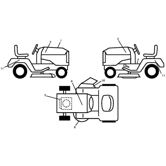 McCulloch M20-42T - 290820 - 2013-01 - Decals Parts Diagram