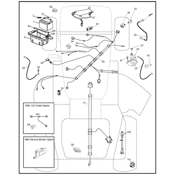 McCulloch M20-42T - 96042014500 - 2012-11 - Electrical Parts Diagram
