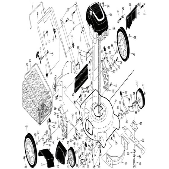 McCulloch M21-190 - 96132008500 - 2012-12 - Product Complete Parts Diagram