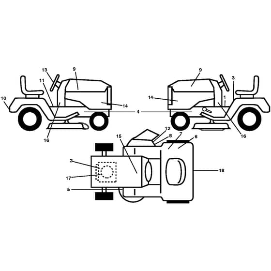 McCulloch M22042H - 96041018001 - 2011-04 - Decals Parts Diagram