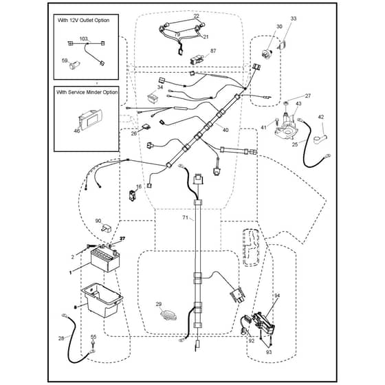 McCulloch M22042H - 96041018001 - 2011-04 - Electrical Parts Diagram