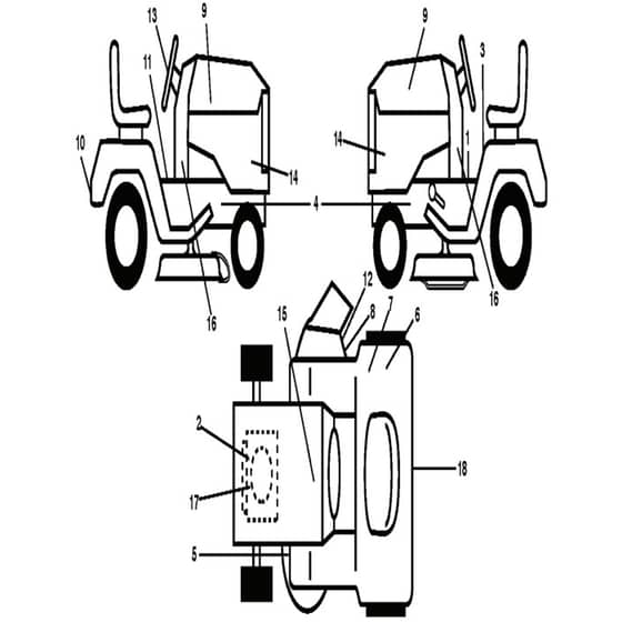 McCulloch M22042H - 96041023500 - 2011-05 - Decals Parts Diagram