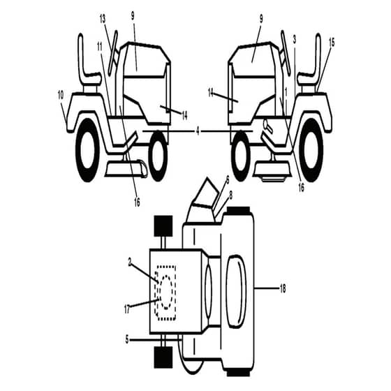 McCulloch M22042H - 96041023502 - 2013-06 - Decals Parts Diagram
