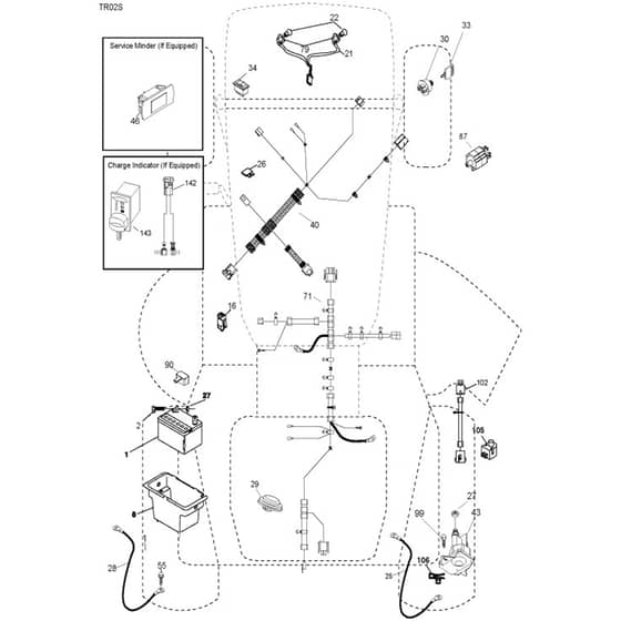 McCulloch M22042H - 96041023502 - 2013-06 - Electrical Parts Diagram