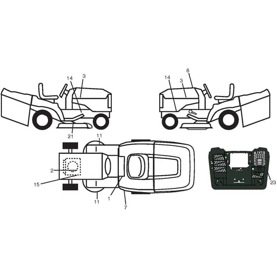 McCulloch M220-107C - 96051007002 - 2013-07 - Decals Parts Diagram