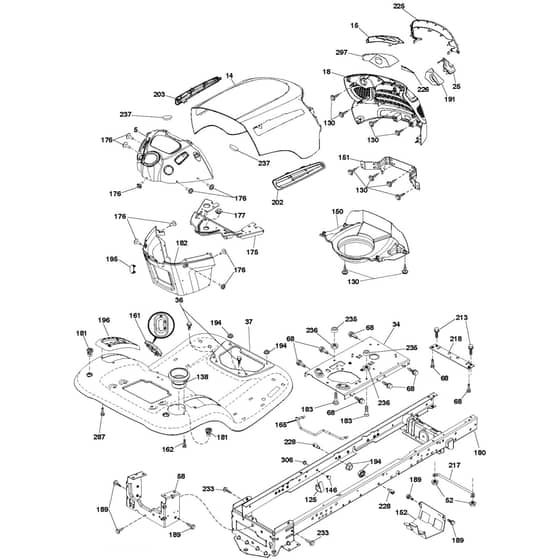 McCulloch M23-48T - 290830 - 2013-02 - Chassis & Enclosures Parts Diagram