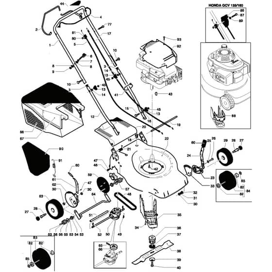 McCulloch M4546 SD - 2007-06 - Product Complete Parts Diagram