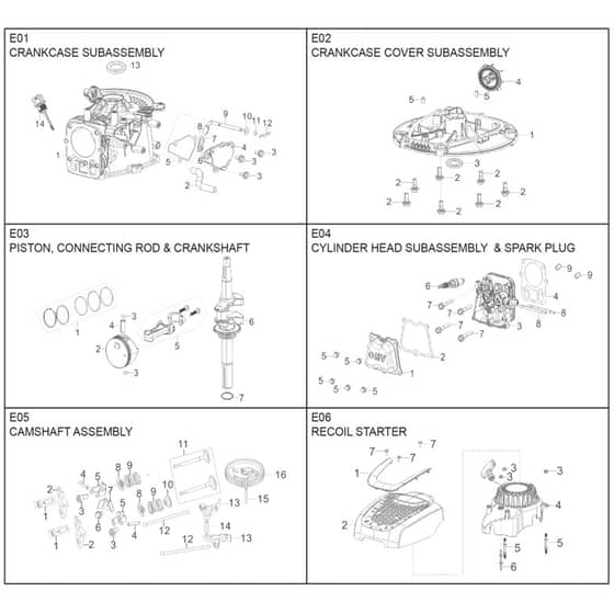 McCulloch M46-120 CLASSIC - 96779580100 - 2018-01 - Engine Rato Rvm120 (A) Parts Diagram