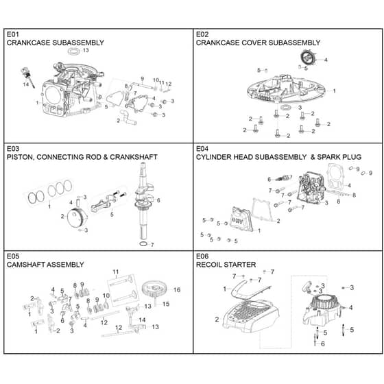 McCulloch M46-120 M Classic - 2019-02 - Engine Rato Rvm120 (A) Parts Diagram
