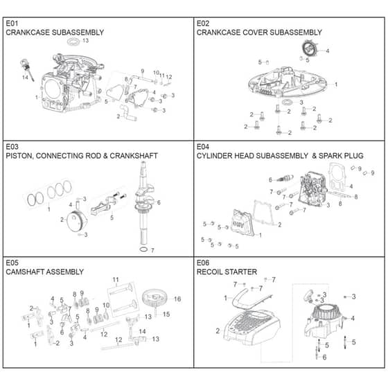 McCulloch M46-120 RE Classic - 2019-03 - Engine Rato Rvm120 (A) Parts Diagram