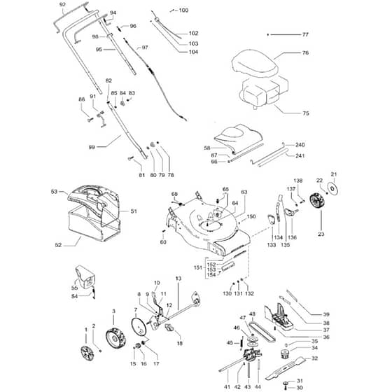 McCulloch M46-450 CMD - 96671170100 - 2010-09 - Product Complete Parts Diagram
