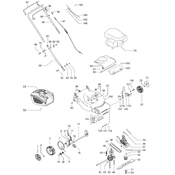 McCulloch M46-501 CD - 96676850103 - 2011-10 - Product Complete Parts Diagram