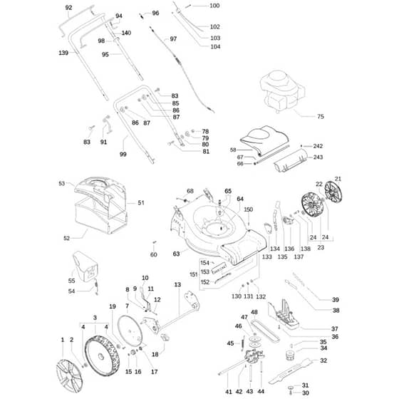 McCulloch M46-501 CMDW - 96676880103 - 2011-10 - Product Complete Parts Diagram