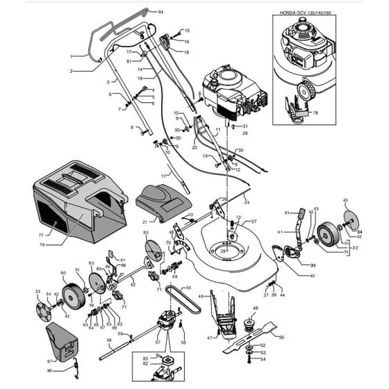 McCulloch M5046 SDW - 2007-06 - Product Complete Parts Diagram