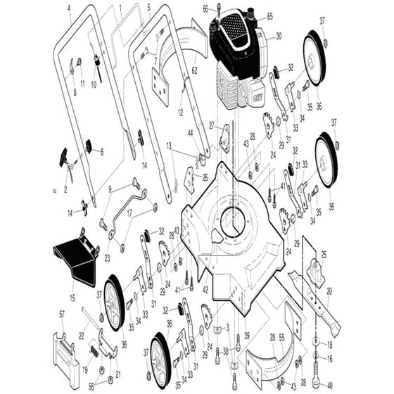 McCulloch M51-125M - 96111003602 - 2014-09 - Product Complete Parts Diagram