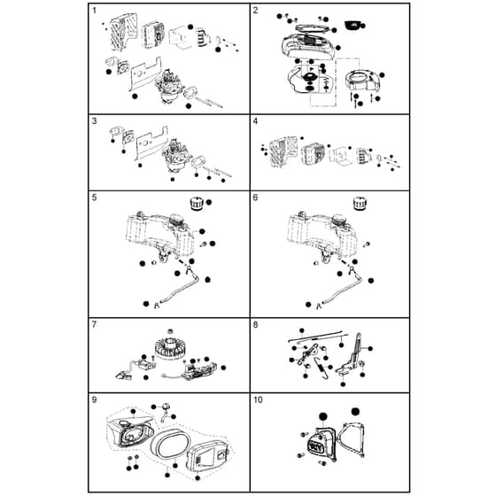 McCulloch M51-150 AWR Classic - 96782070100 - 2018-02 - Engine Parts Diagram