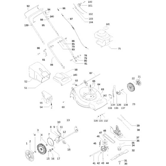 McCulloch M51-625 CMD - 96648890100 - 2010-02 - Product Complete Parts Diagram