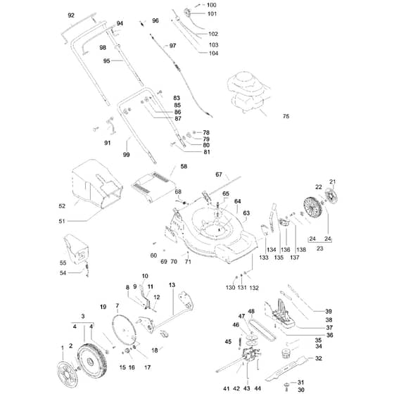 McCulloch M51-675 CMDW - 2008-06 - Product Complete Parts Diagram