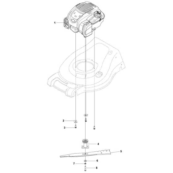 McCulloch M53-150AP 4X4 - 96121003502 - 2018-09 - Engine Parts Diagram