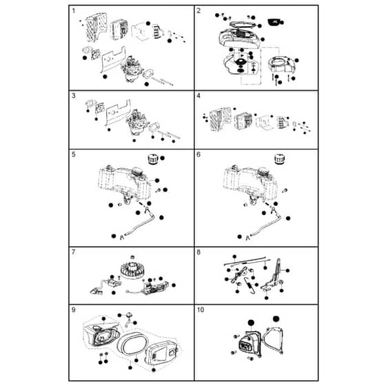 McCulloch M53-150AWR Classic - 2019-03 - Engine Parts Diagram