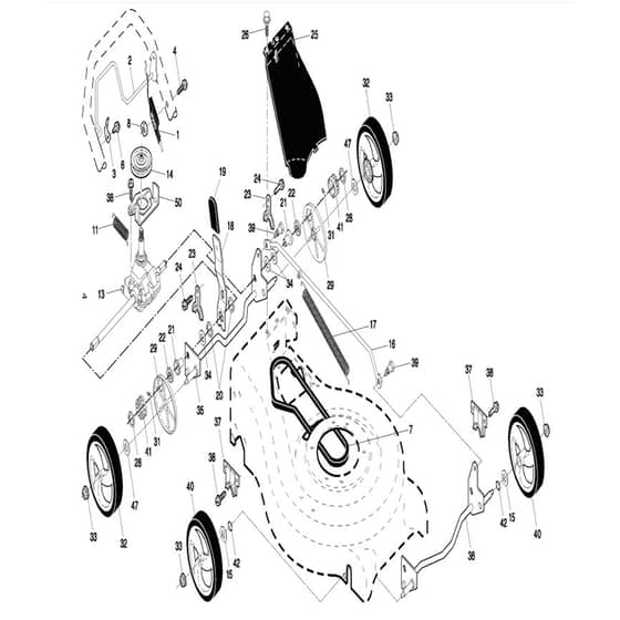 McCulloch M53-625 CMD - 96141011105 - 2010-10 - Product Complete (1) Parts Diagram