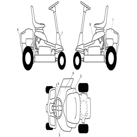 McCulloch M9566X - 96021002303 - 2013-05 - Decals Parts Diagram
