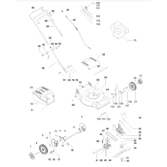 McCulloch M 46-135 CD - 966841301 - 2008-05 - Product Complete Parts Diagram