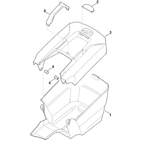 Viking MA235.0 - Grass Catcher Bag - Parts Diagram