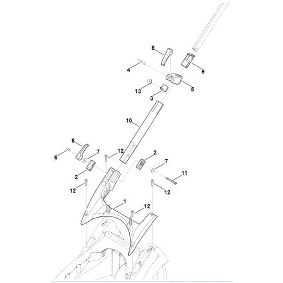 Viking MA339.0 C - Handle Lower Part - Parts Diagram