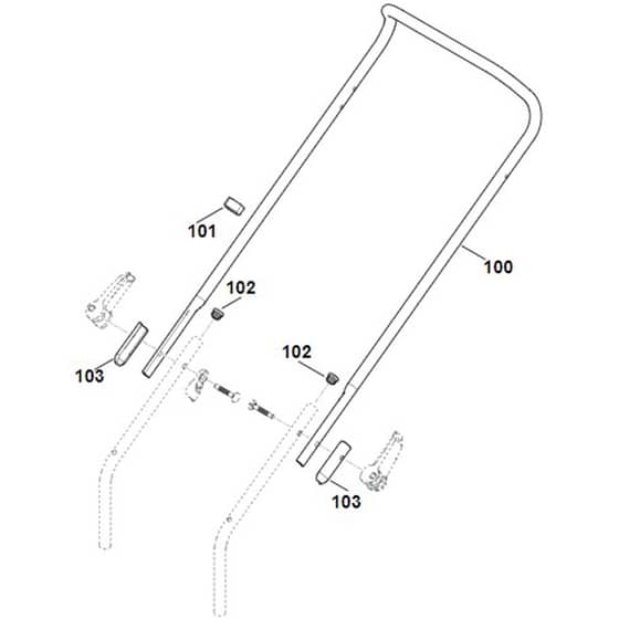 Viking MA443.1 - Handle 2 - Parts Diagram