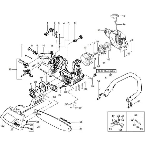McCulloch MAC 325 - 2008-05 - Chassis & Enclosures (2) Parts Diagram