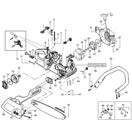 McCulloch MAC 325 - 2008-05 - Chassis & Enclosures (3) Parts Diagram