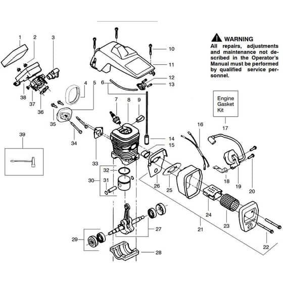 McCulloch MAC 325 - 2008-05 - Engine (2) Parts Diagram