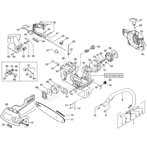 McCulloch MAC CAT 435 - 2008-05 - Chassis & Enclosures (5) Parts Diagram