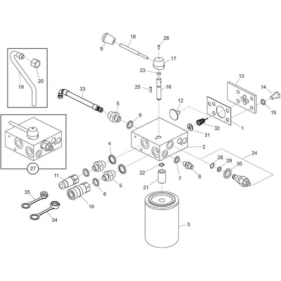Belle Major 20-140X (PAN) - Valve Assembly