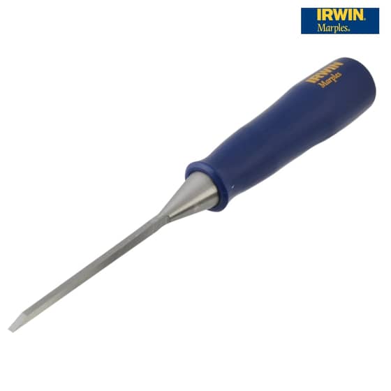 IRWIN Marples M444 Bevel Edge Chisel Blue Chip Handle 3mm (1/8in) - TM444/-1/8