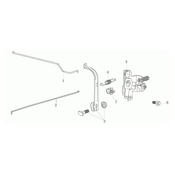 MAX 48 TK ALLROAD ALUMINIUM ( K655) EURO 5 - Oleo-Mac Rotary Mower Controls Diagram