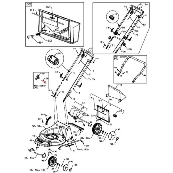 Masport Maxicatch - 983962 - Sept 2002 1348161 - Main Assembly