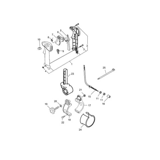 Handle, Throttle Lever