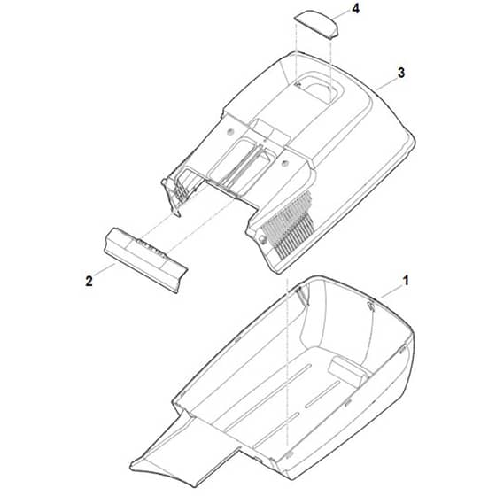 Viking MB248.3 - Grass Catcher Bag - Parts Diagram