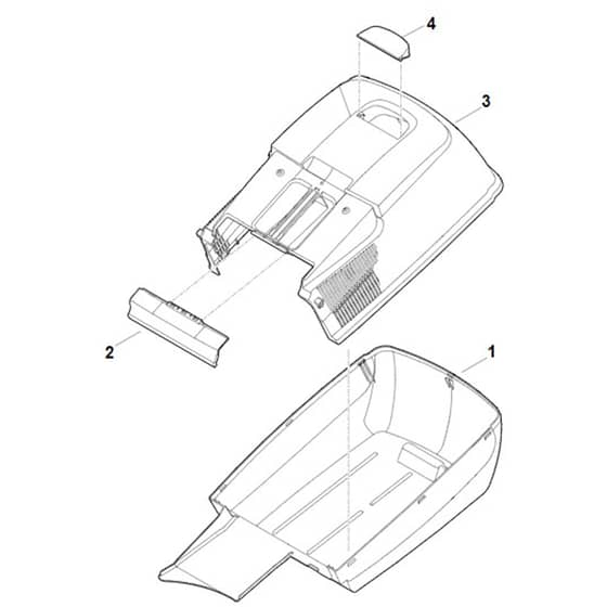 Viking MB248.4 - Grass Catcher Bag - Parts Diagram