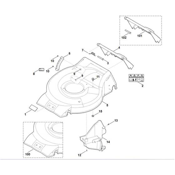 Viking MB253.1 T - Housing - Parts Diagram
