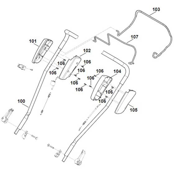 Viking MB2.2 RT - Handle Upper Part 02 - Parts Diagram