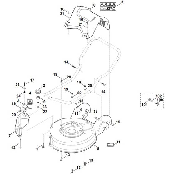 Viking MB3.1 RT - Housing - Parts Diagram