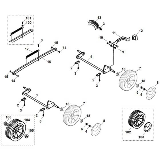 Viking MB400 - Chassis - Parts Diagram