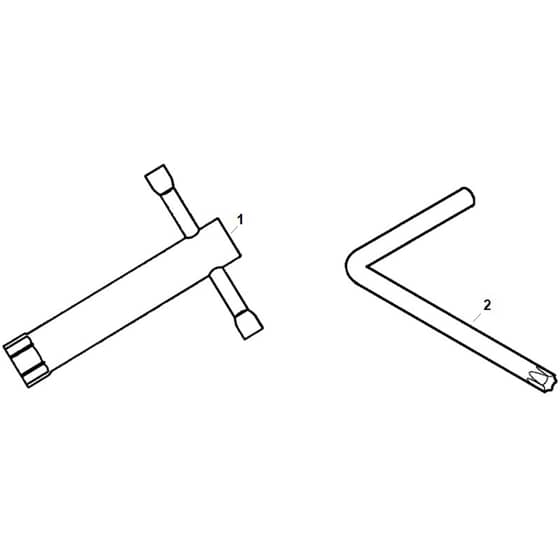 Viking MB400 M - Tools - Parts Diagram