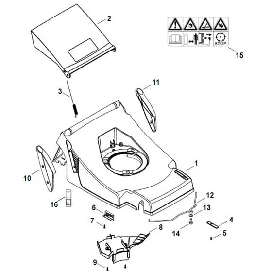 Viking MB448.0 T - Housing - Parts Diagram