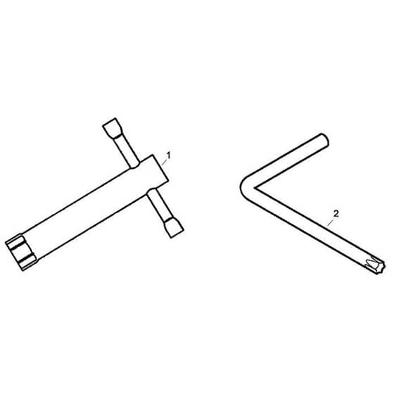 Viking MB455 - Tools - Parts Diagram
