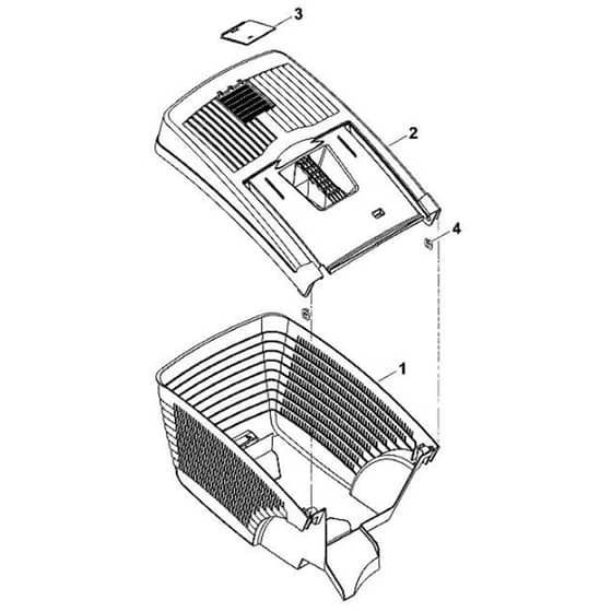 Viking MB460 - Grass Catcher Bag - Parts Diagram