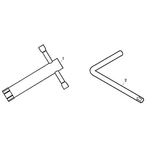Viking MB460 - Tools - Parts Diagram